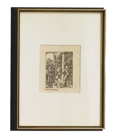 ALBRECHT DÜRER(GERMAN,1471-1528),WOODCUT ON LAID PAPER WITH PARTIAL WATERMARK,1508-1510