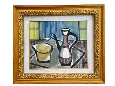 FENGMIAN LIN (CHINESE,1900 - 1991),WATERCOLOR & INK ON PAPER,20TH CENTURY