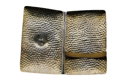 VINTAGE BRITISH SILVER CIGARETTE CASE