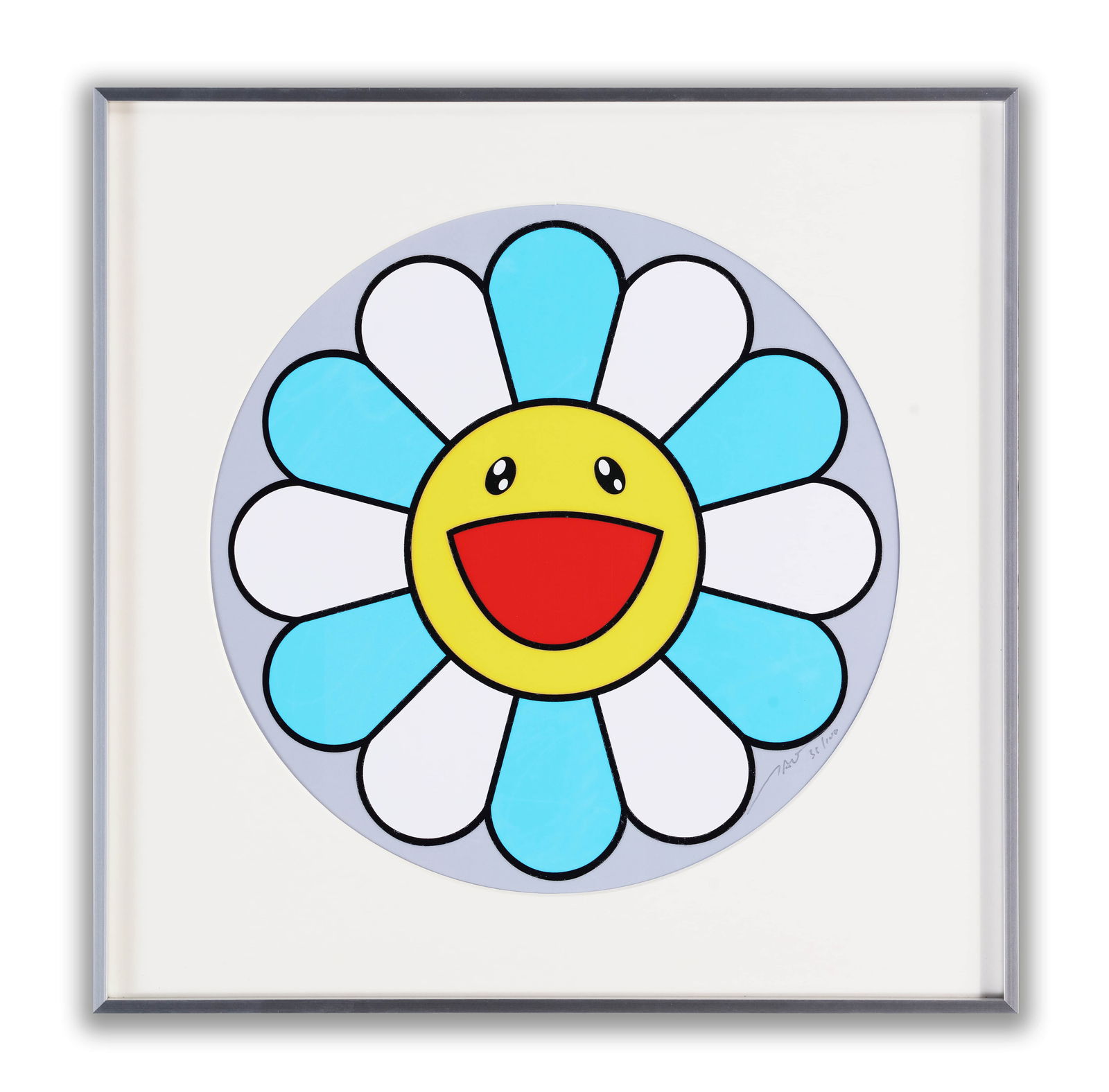 TAKASHI MURAKAMI (B.1962), OFFSET LITHOGRAPH: TAKASHI MURAKAMI (B.1962), OFFSET LITHOGRAPH Dimensions: Image Size (frame not included): 13 3/4 x 13 3/4 in (35 x 35 cm) Provenance and Authenticity: His Collectible Has Undergone Rigorous Authentica