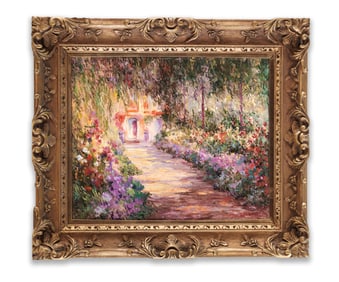 CLAUDE MONET (1840-1926),ATTRIBUTED TO ,OIL ON CANVAS