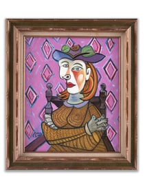 PABLO PICASSO (1881-1973), ATTRIBUTED TO, OIL ON CANVAS