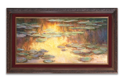 CLAUDE MONET (1840-1926),ATTRIBUTED TO ,OIL ON CANVAS