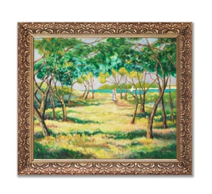 PIERRE AUGUSTE RENOIR (1841-1919),ATTRIBUTED TO ,OIL ON CANVAS