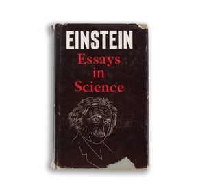 ALBERT EINSTEIN SIGNED "ESSAYS IN SCIENCE" BOOK