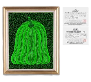 YAYOI KUSAMA (B.1929), ATTRIBUTED TO, ACRYLIC ON CANVAS