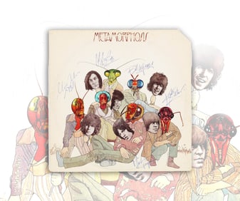 THE ROLLING STONES SIGNED VINYL RECORD OF "METAMORPHOSIS"