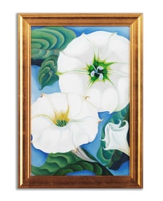 GEORGIA TOTTO O'KEEFFE(1887-1986),ATTRIBUTED TO, OIL ON CANVAS