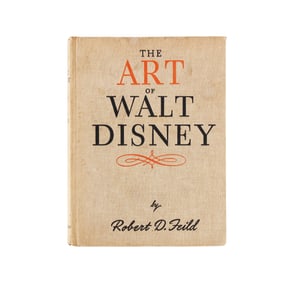 WALT DISNEY SIGNED "THE ART OF WALT DISNEY" BOOK