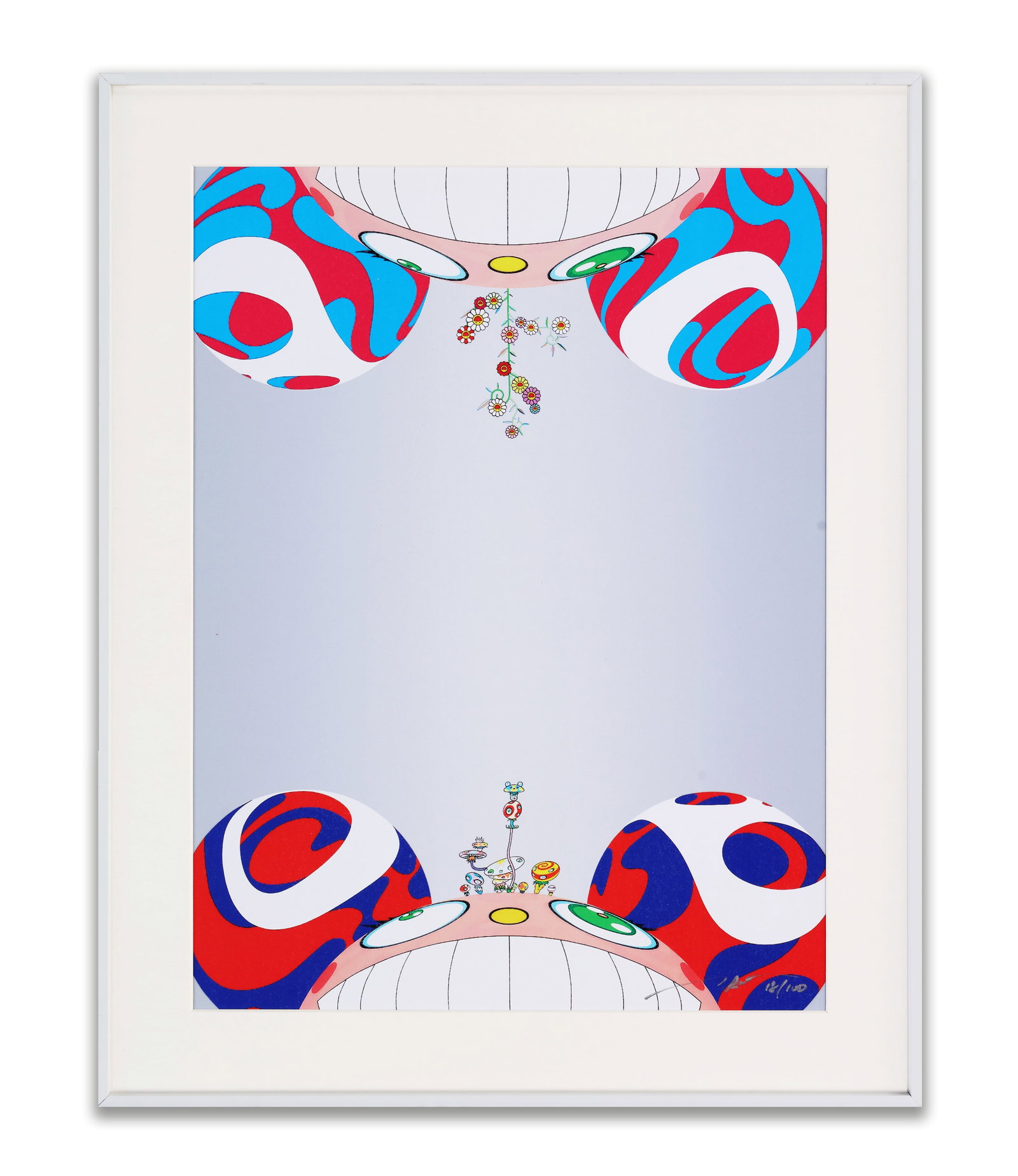 TAKASHI MURAKAMI (B.1962), OFFSET LITHOGRAPH (1 of 2)