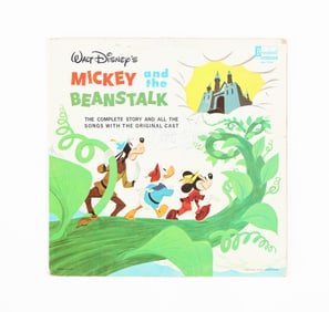 WALT DISNEY (1901-1966) - INSCRIBED AND SIGNED "MICKEY AND THE BEANSTALK" ALBUM