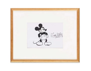 WALT DISNEY SIGNED MICKEY MOUSE MANUSCRIPT