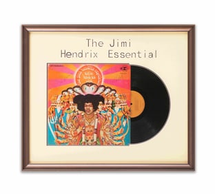 THE JIMI HENDRIX EXPERIENCE - FULLY SIGNED "AXIS: BOLD AS LOVE" DISPLAY