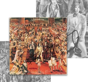 THE ROLLING STONES - FULLY SIGNED "IT'S ONLY ROCK 'N ROLL" ALBUM SLEEVE