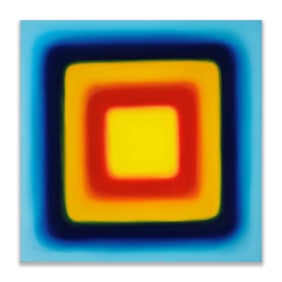 WOJCIECH FANGOR (1922-2015), ATTRIBUTED TO ,OIL ON CANVAS