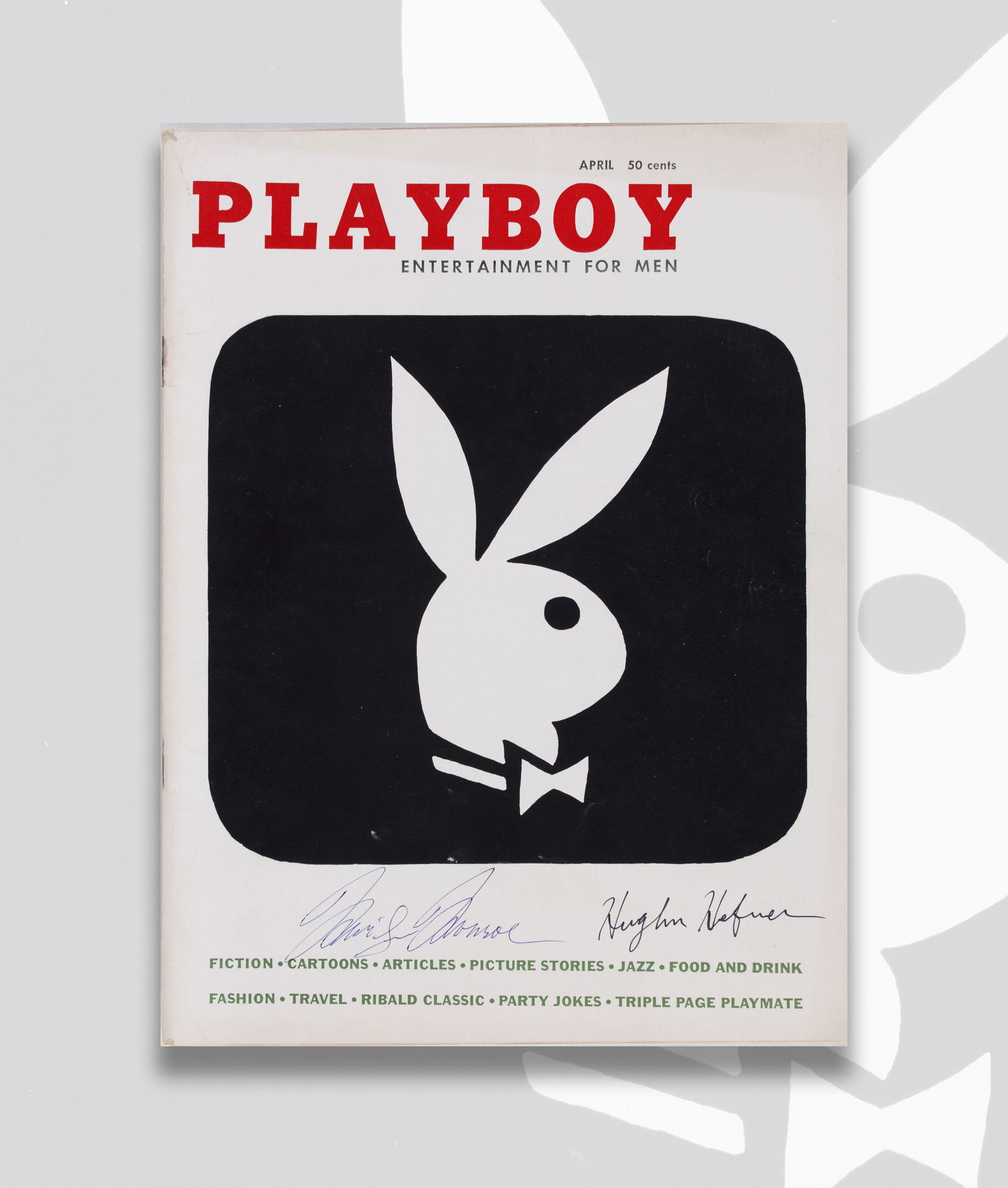 MARILYN MONROE & HUGH HEFNER - DUAL SIGNED VINTAGE "PLAYBOY" MAGAZINE (APRIL 1954, VOL. 1, NO. 5) (1 of 3)