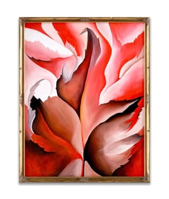 GEORGIA TOTTO O'KEEFFE(1887-1986),ATTRIBUTED TO, OIL ON CANVAS