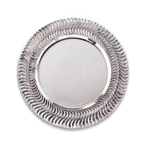 ROUCHE SERIES STERLING SILVER BREAD PLATES