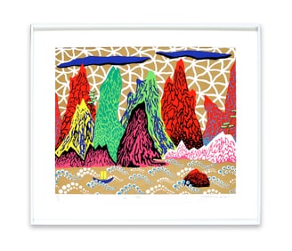 YAYOI KUSAMA (B.1931), SILKSCREEN PRINT