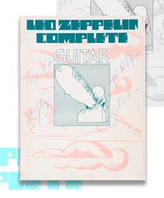 LED ZEPPELIN - FULLY SIGNED "COMPLETE GUITAR" SONGBOOK