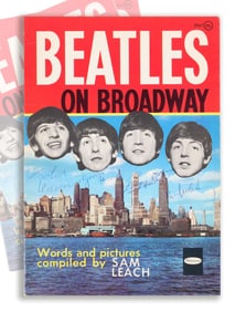 THE BEATLES SIGNED"BEATLES ON BROADWAY"