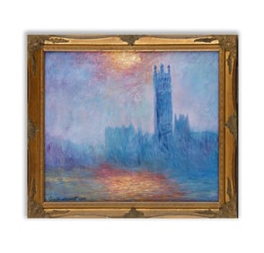 CLAUDE MONET (1840-1926),ATTRIBUTED TO ,OIL ON CANVAS