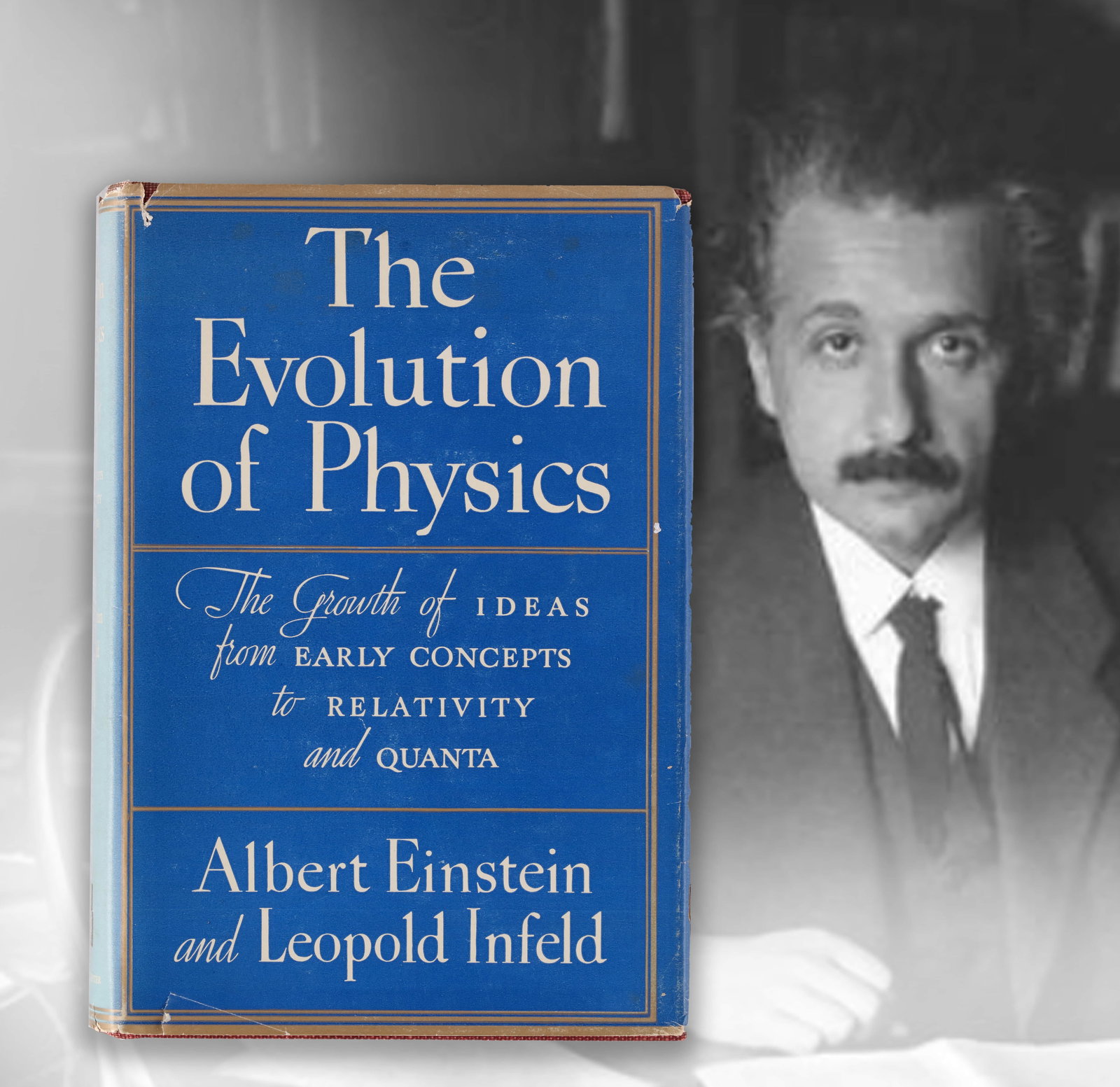 ALBERT EINSTEIN - THE EVOLUTION OF PHYSICS, SIGNED FIRST EDITION WITH MANUSCRIPT FORMULA: ALBERT EINSTEIN - THE EVOLUTION OF PHYSICS, SIGNED FIRST EDITION WITH MANUSCRIPT FORMULA Provenance and Authenticity: This item includes a certificate of authenticity. This extraordinary scientific ar