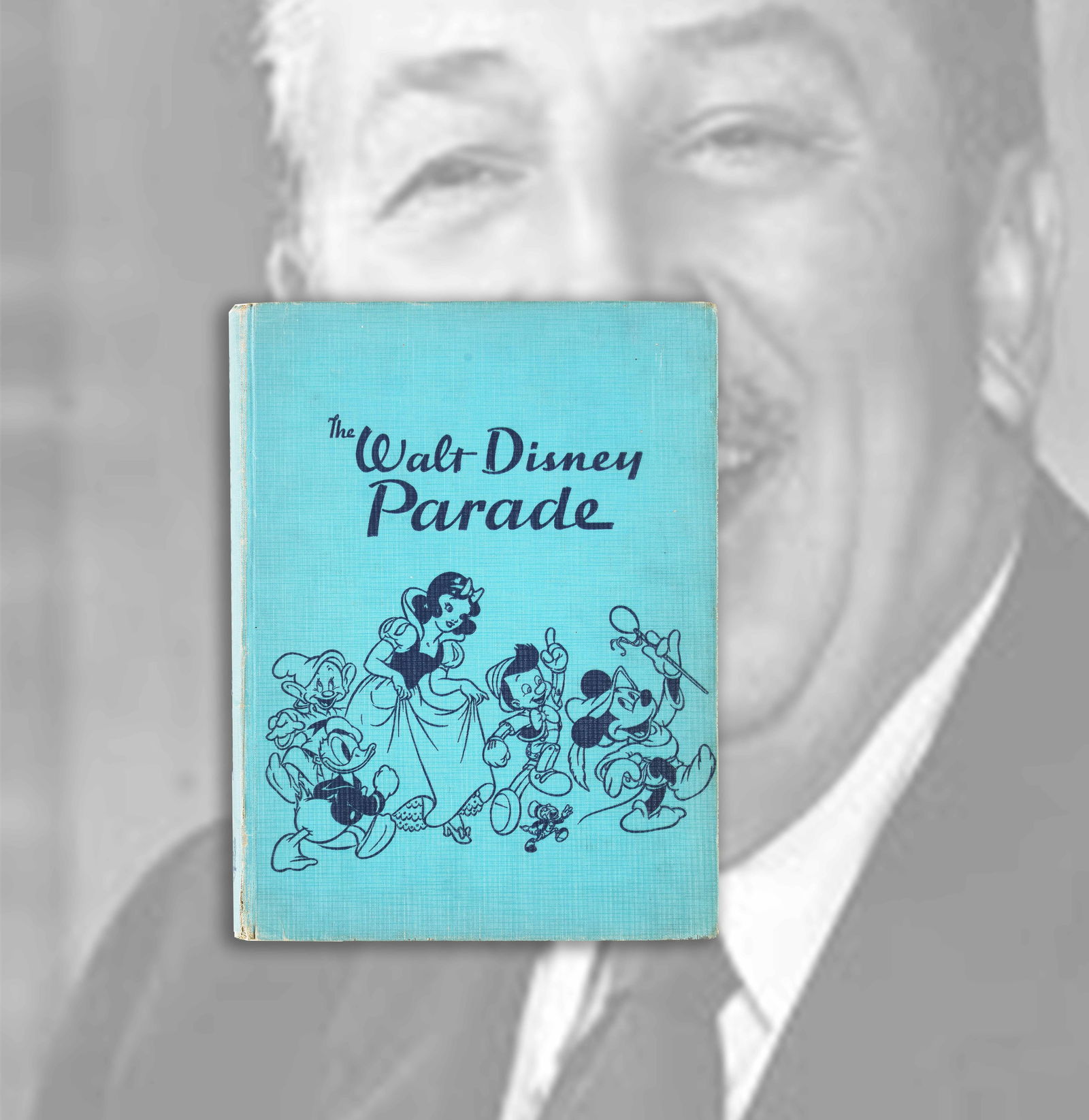 WALT DISNEY SIGNED "THE WALT DISNEY PARADE" BOOK: WALT DISNEY SIGNED "THE WALT DISNEY PARADE" BOOK Provenance and Authenticity: This item includes a certificate of authenticity. His Collectible Has Undergone Rigorous Authentication. The Signature Has