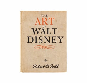 WALT DISNEY SIGNED "THE ART OF WALT DISNEY" BOOK