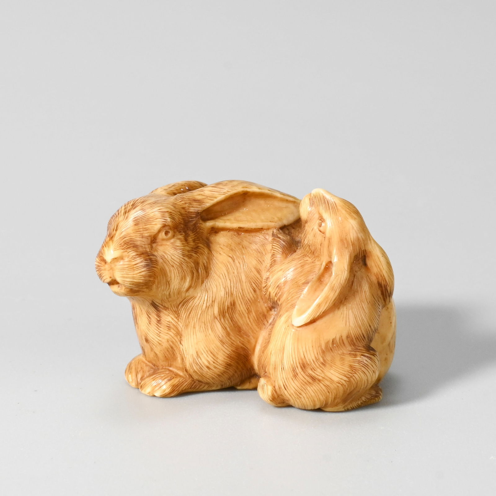 Three netsuke, two signed - 8