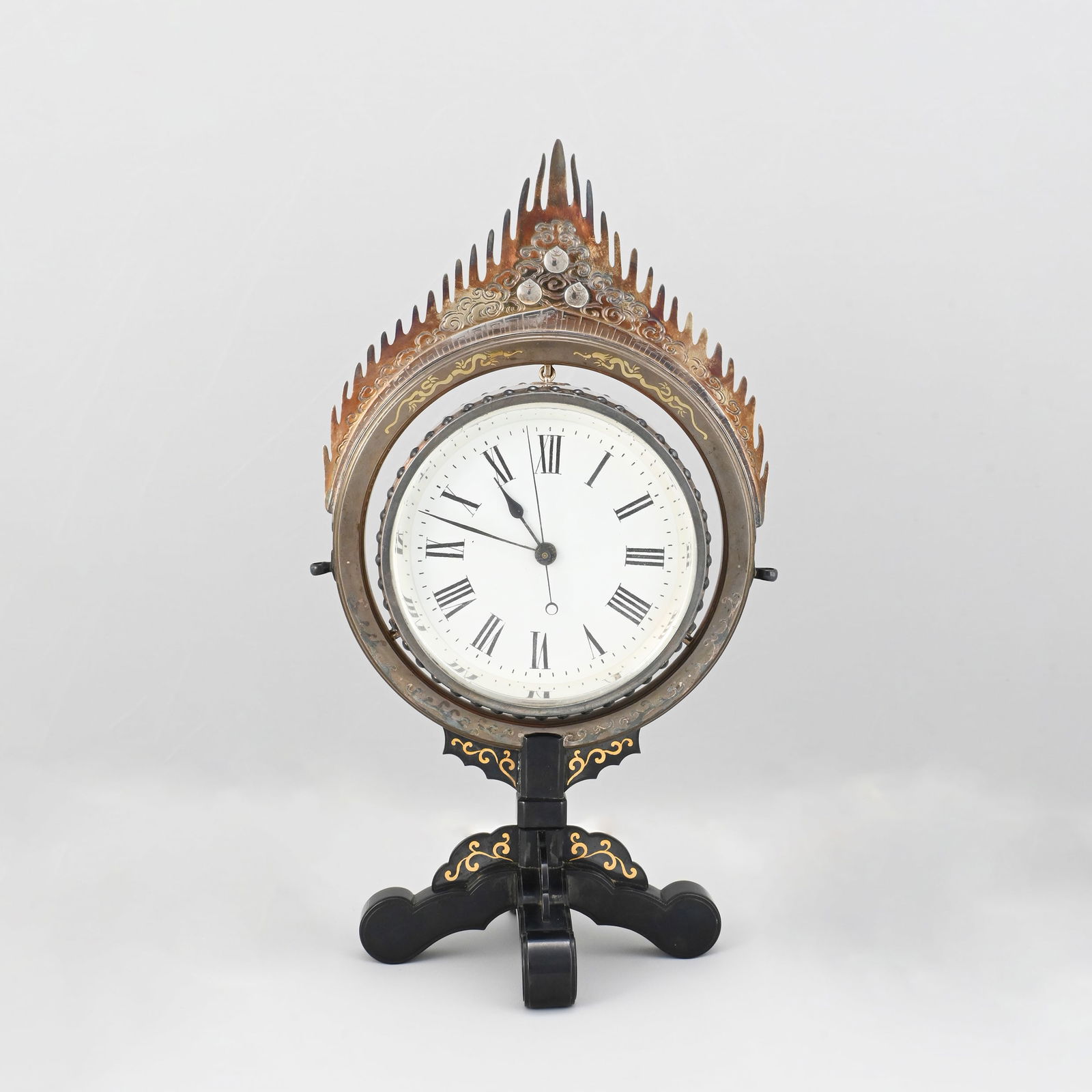 Silver Table Clock - 4