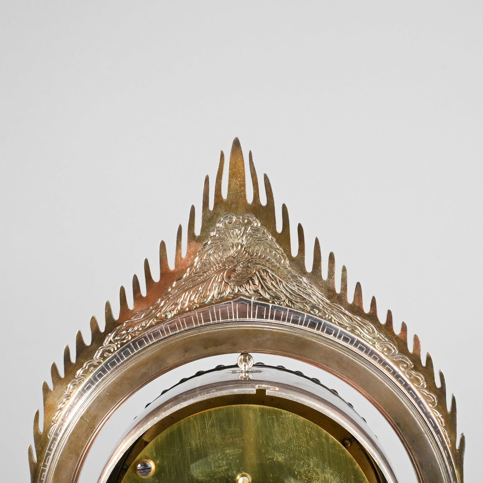 Silver Table Clock - 9