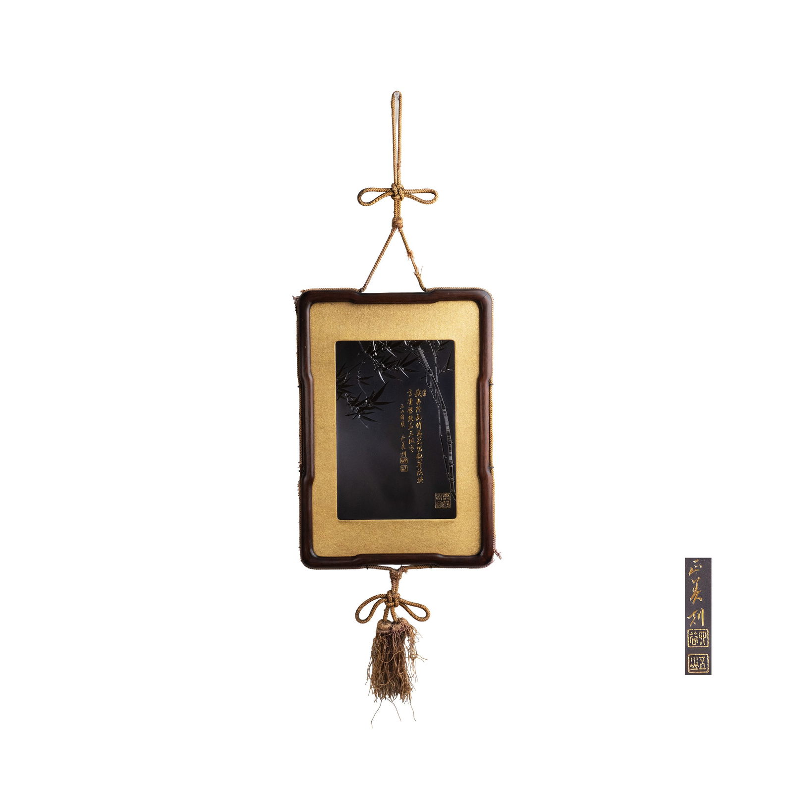 Shibuichi Metalwork Plaque by Yotsuya Masami: Yotsuya Masami was born on January 5, 1876 [Meiji 9], in Okayama Prefecture. In 1925, he was appointed as a juror for the Exposition Internationale des Arts Décoratifs et Industriels Modernes in Pari