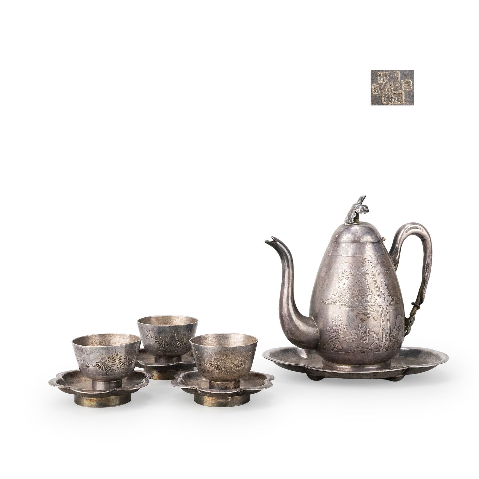 Silver Tea Set (1 of 8)