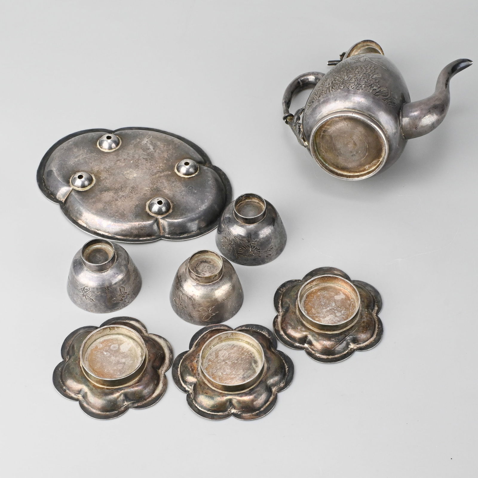 Silver Tea Set - 7