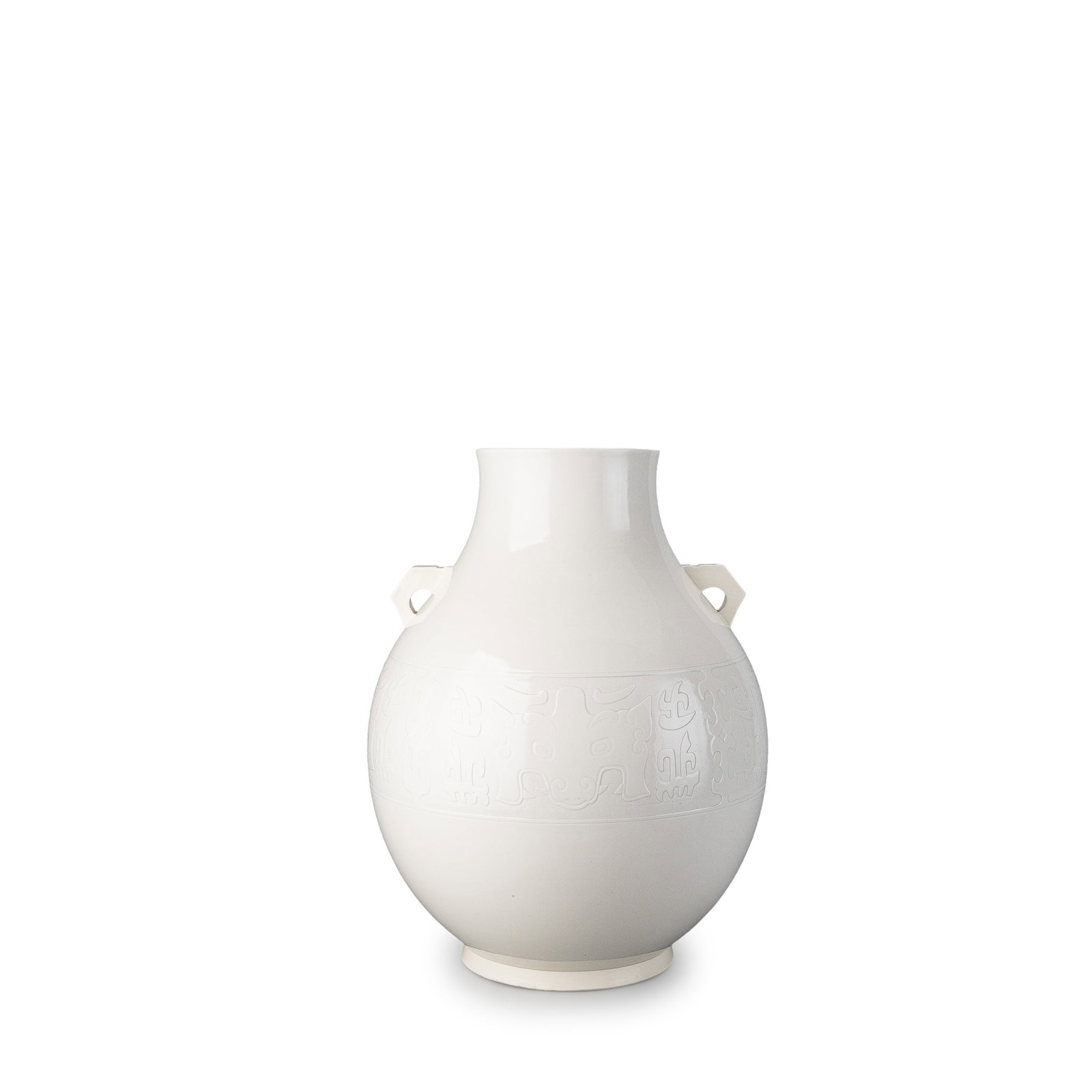 Mikawachi ware white porcelain flower vase (1 of 8)