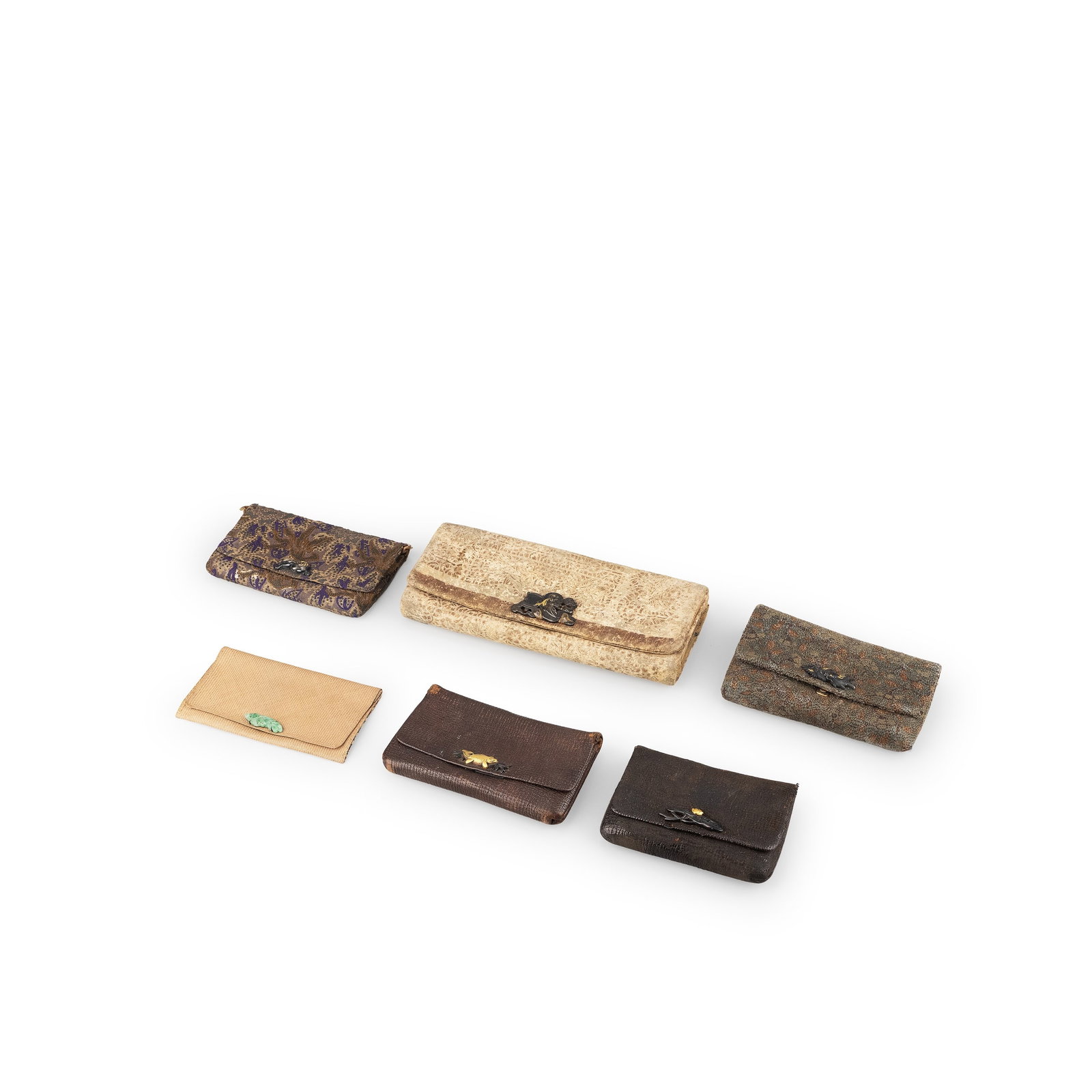Six Tobacco Pouches with Metal Fittings (1 of 8)