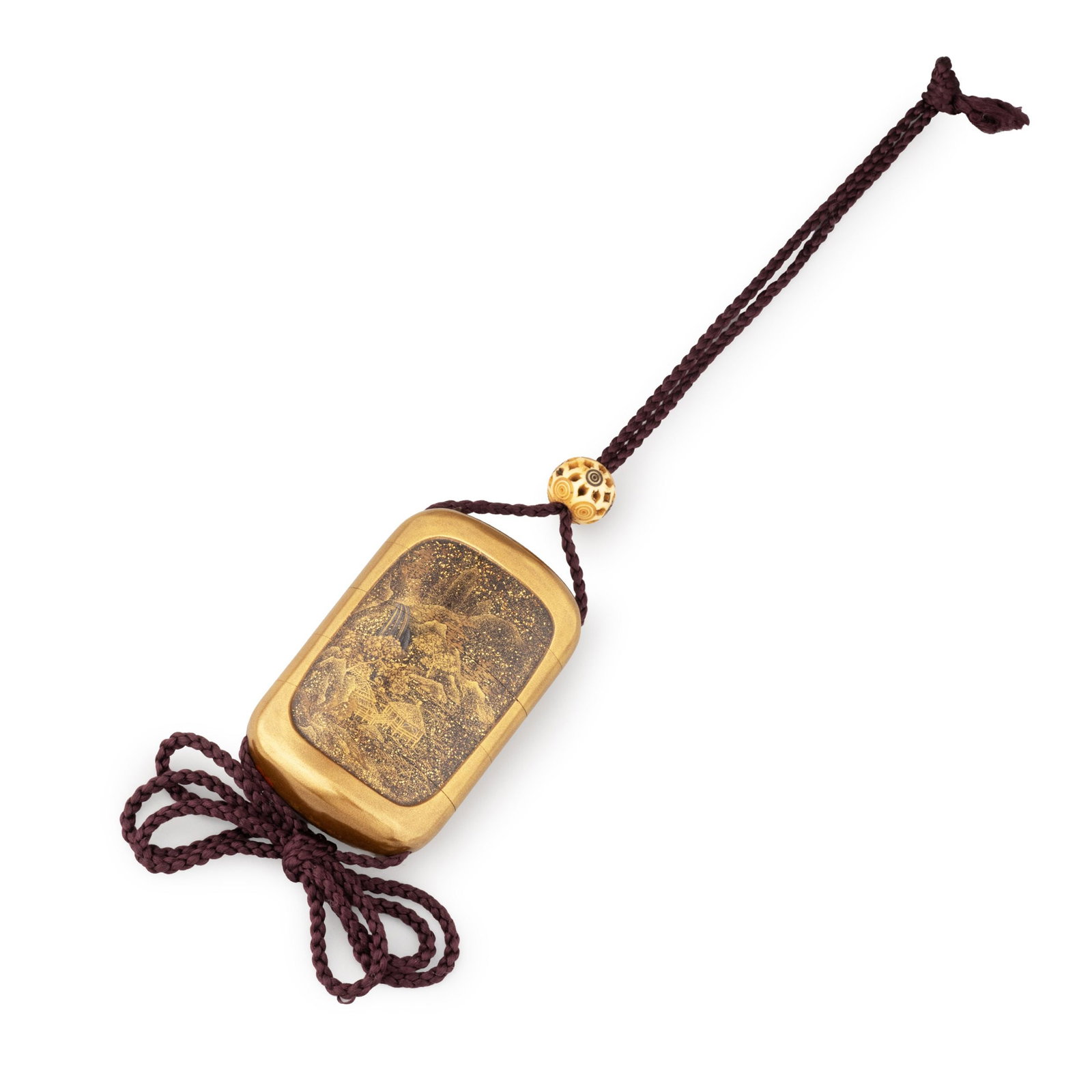 Gold Maki-e Inro, Signed (1 of 11)