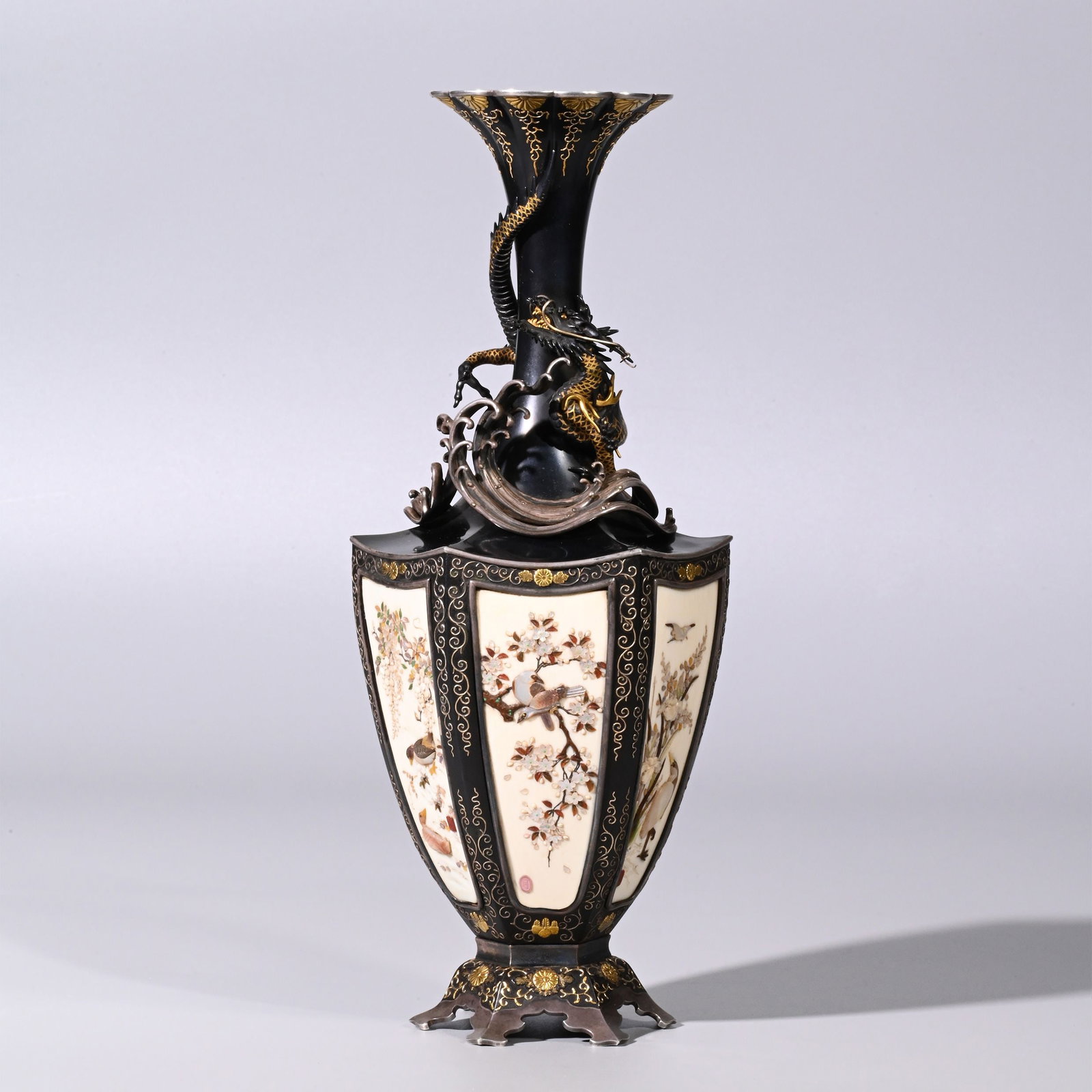 Metal Vase by Ozeki Yahei (1 of 13)