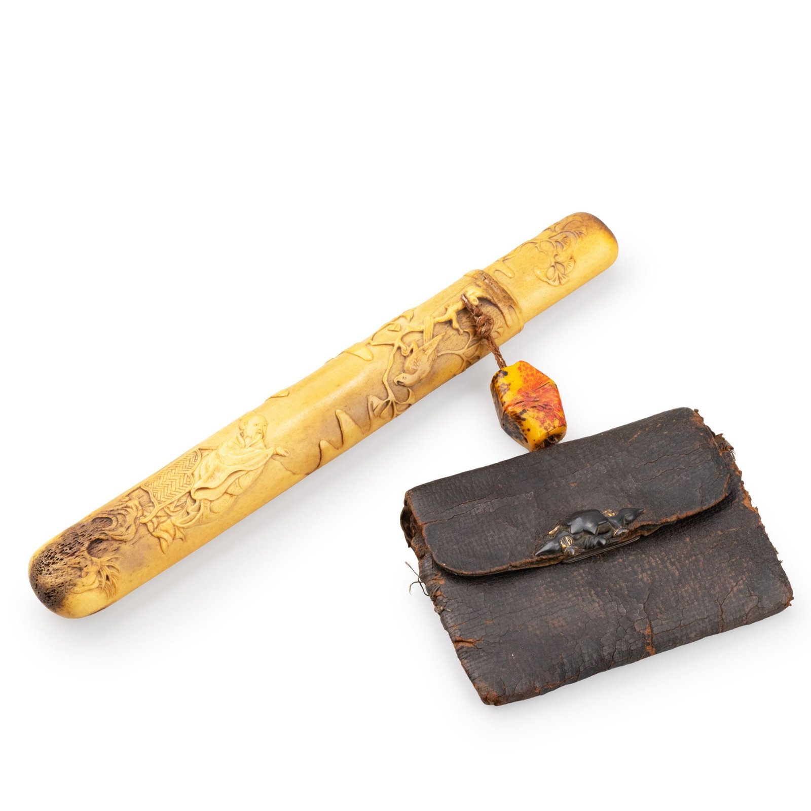 Tobacco Pouch and Kiseruzutsu (1 of 9)