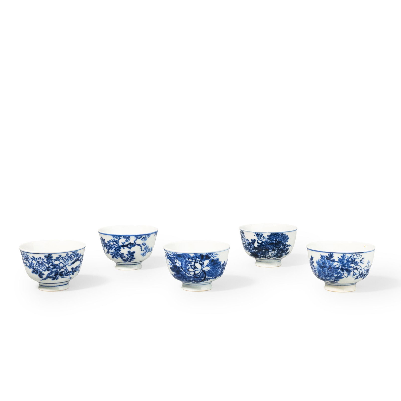 Set of Five Tea Bowls by Wake Kitei (1 of 8)