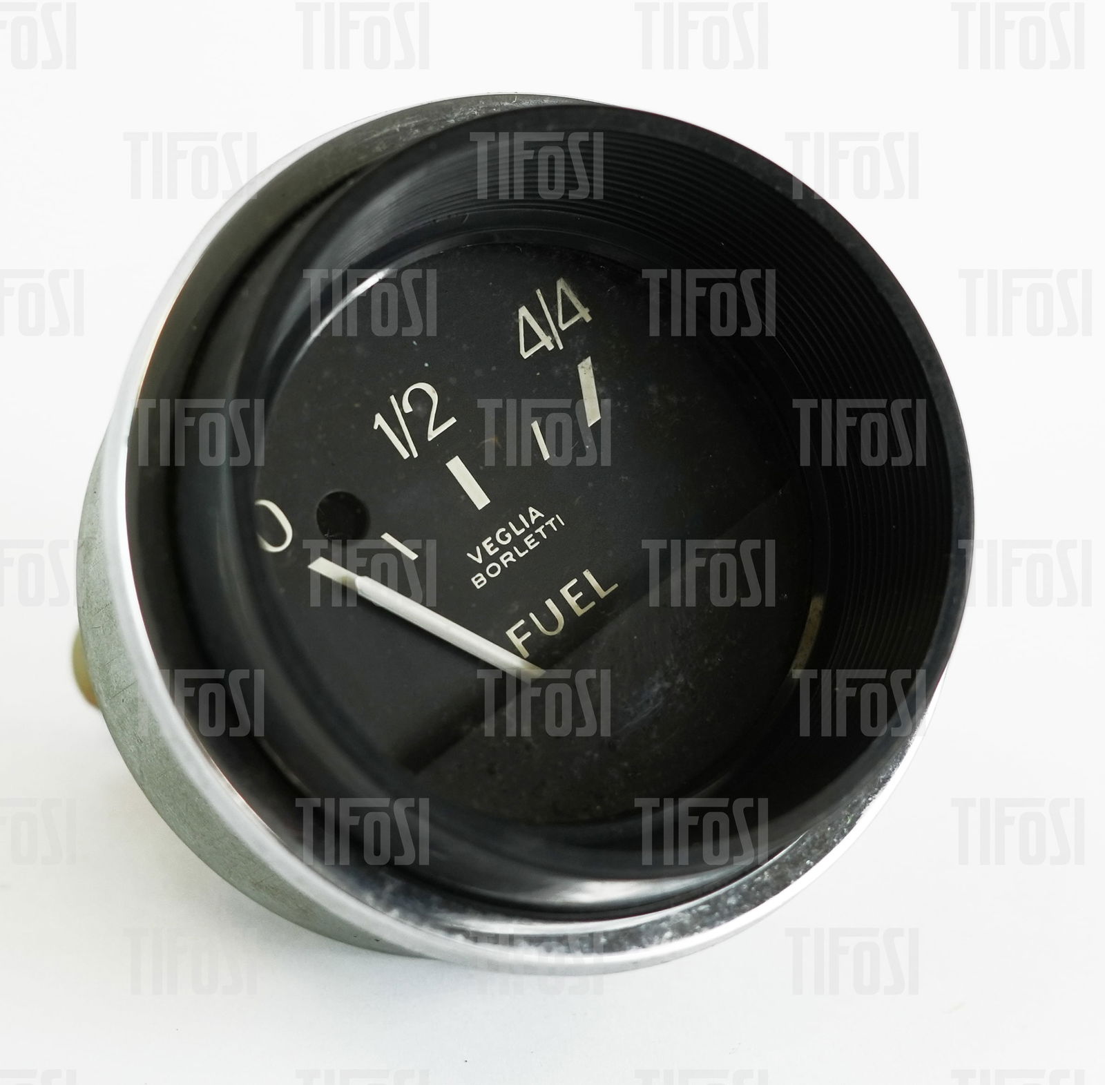 Ferrari 330 365 Veglia Fuel Gauge NOS: A new old stock Veglia fuel gauge to suit Ferrari various 330 and 365 models.