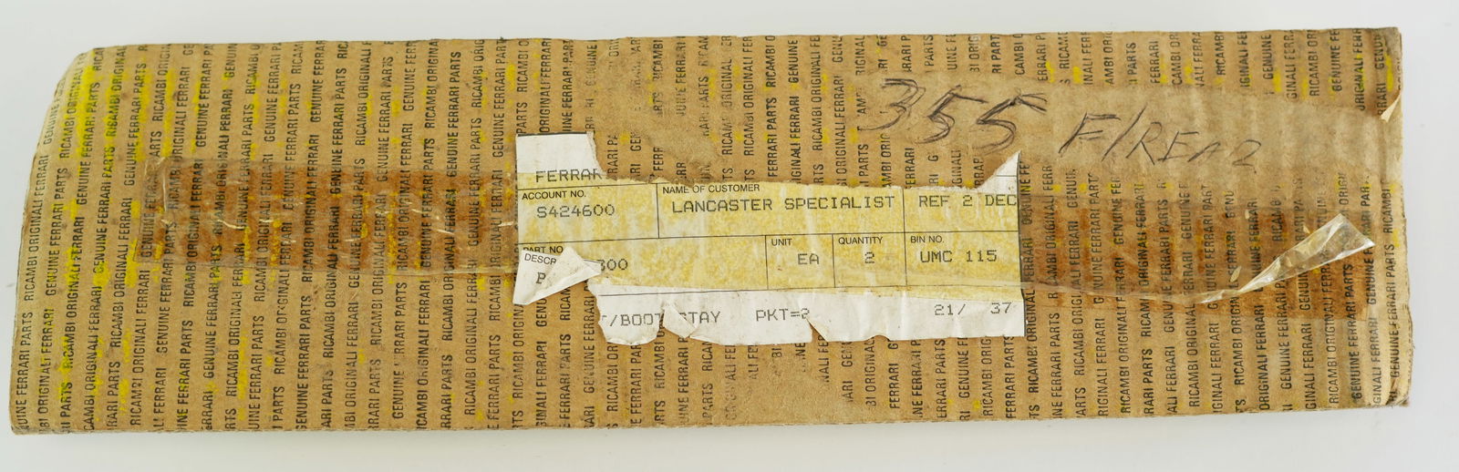 Ferrari 355 Boot Bonnet Strut Rams NOS - 2