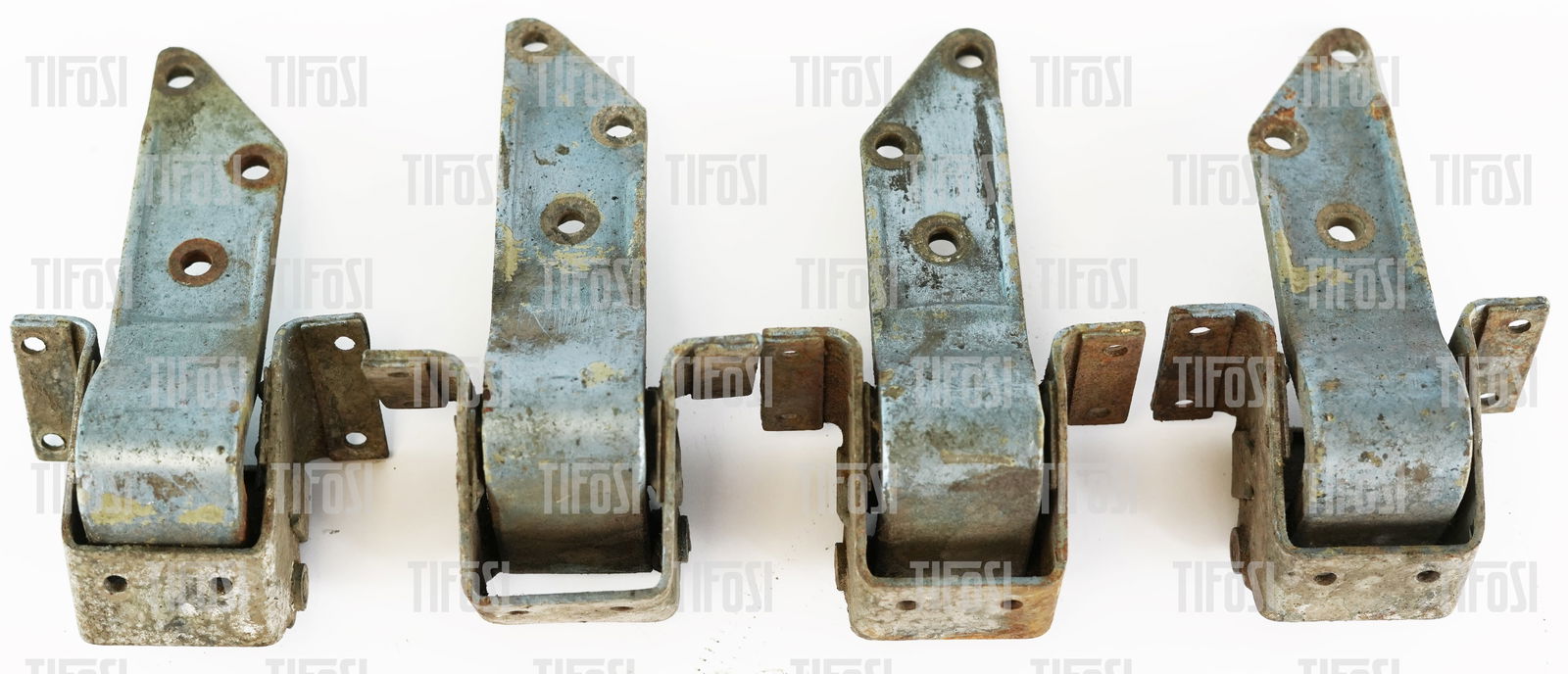 Ferrari 330 GTC Door Hinges: A complete set of door hinges from a Ferrari 330 GTC, good condition.
