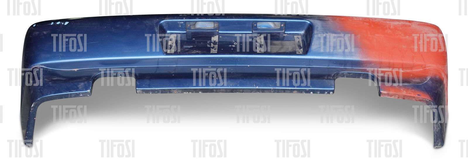 Ferrari 348 Rear Bumper: A used Ferrari 348 rear bumper, serviceable condition.