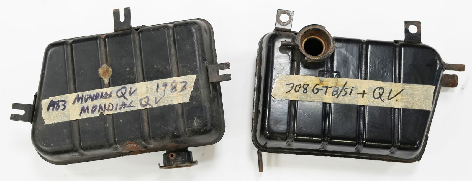 Ferrari 308 Mondial Header Expansion Tanks: A pair of used Ferrari header tanks for refurbishment.