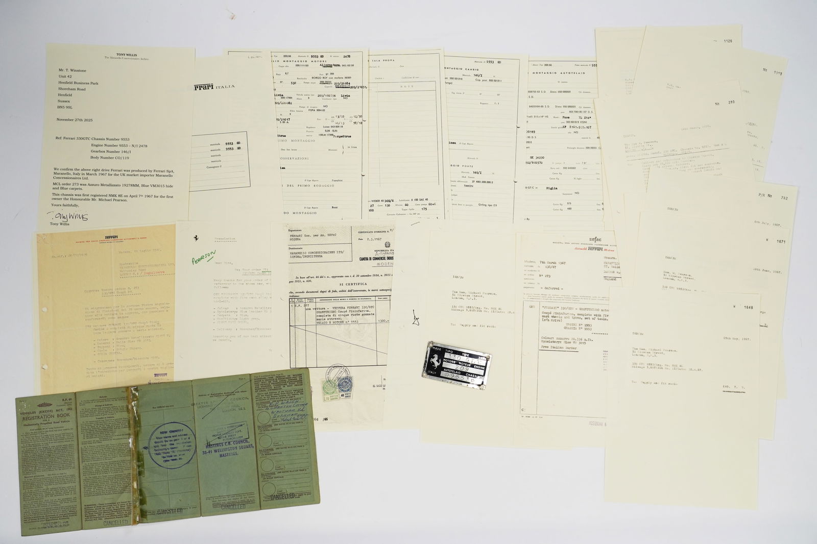 Ferrari 330 GTO Recreation Project *9553* - 19