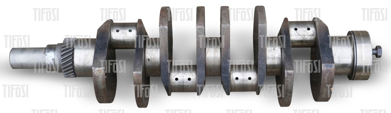 Ferrari 308 Crankshaft: An original Ferrari 308 crankshaft. Appears to be in excellent condition and surfaces have been covered in protective grease.