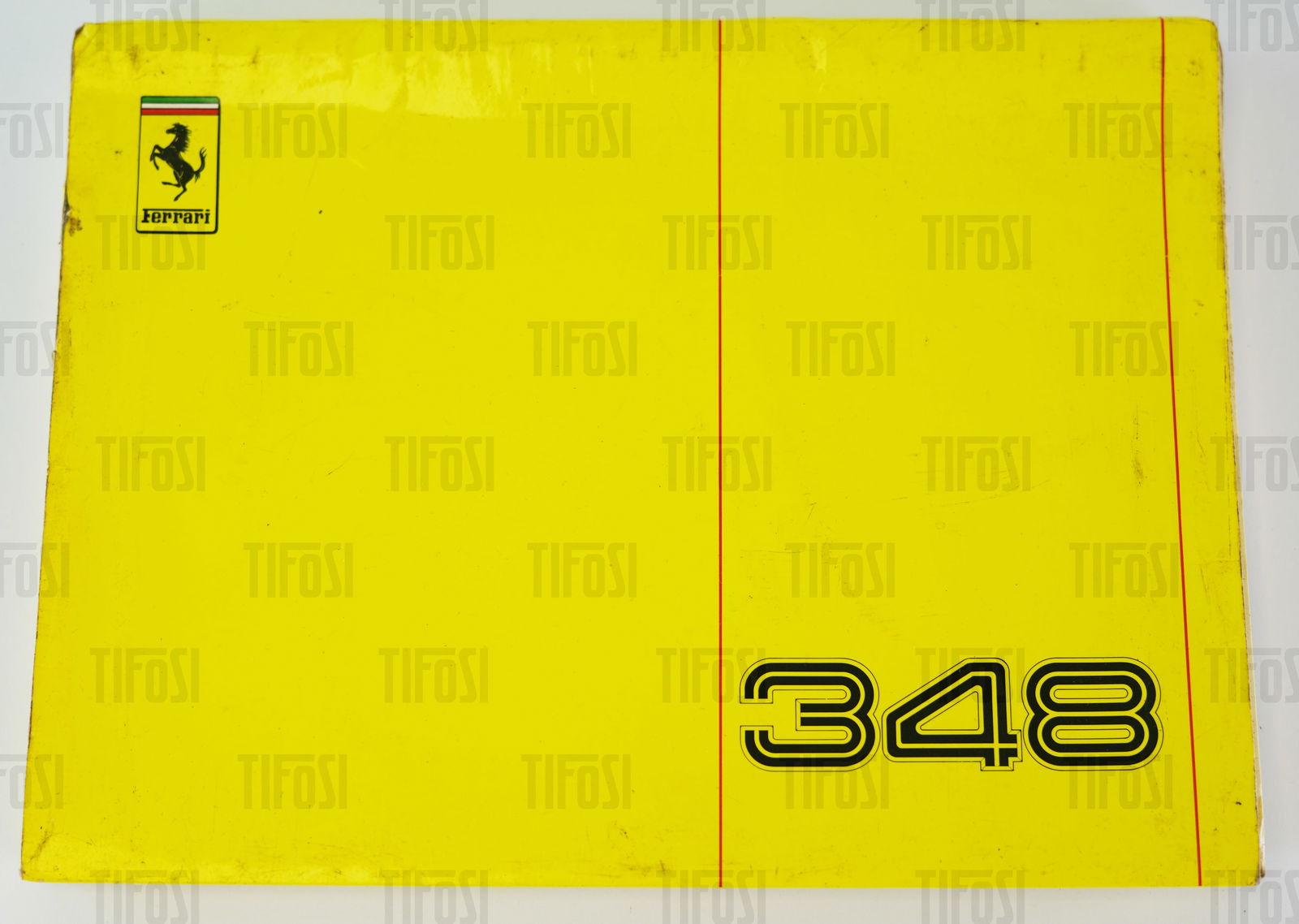 Ferrari 348 Owner's Manual: An original Ferrari 348 owner's handbook, in good used condition.