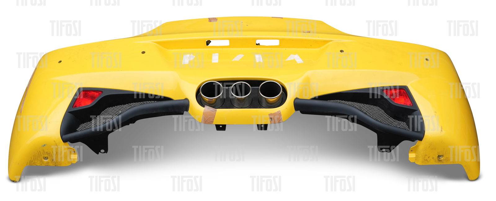 Ferrari 458 Rear Bumper: A good used Ferrari 458 rear bumper, solid condition no cracks, complete with exhaust tips, grilles and lights.